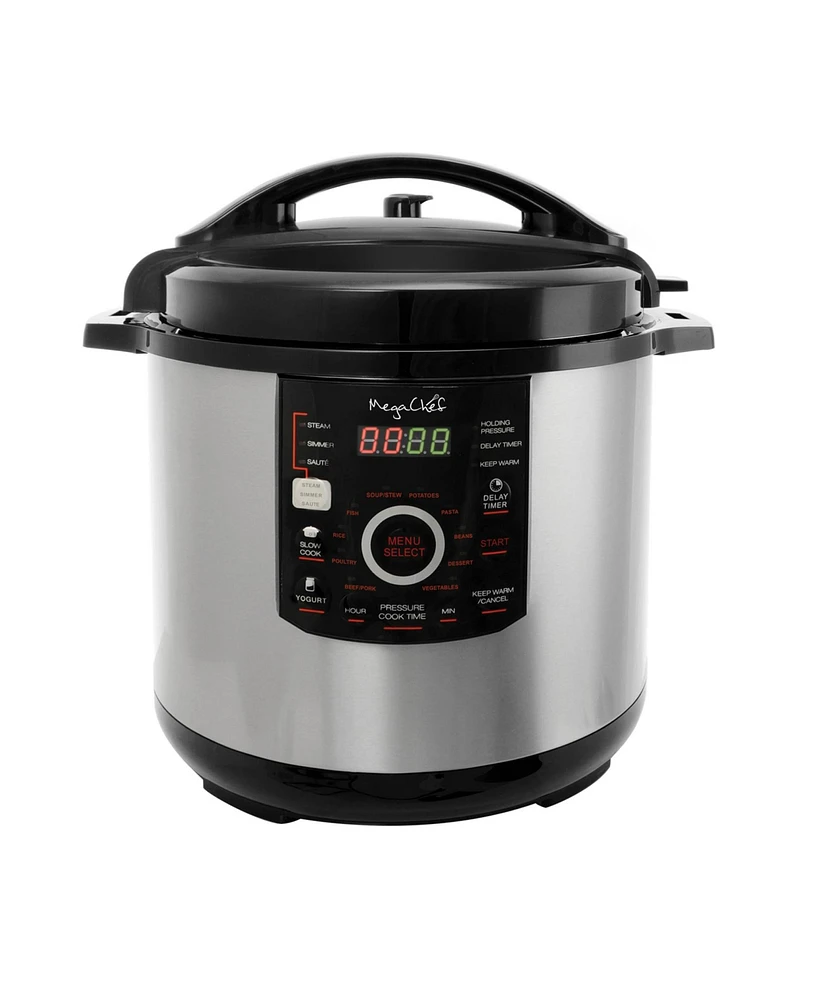 Megachef 12 Quart Digital Pressure Cooker with 15 Pre-Set Multi-Function Features