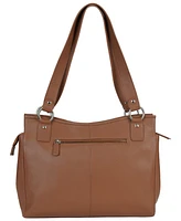 Mancini Pebble Kelsea Leather Shoulder Bag