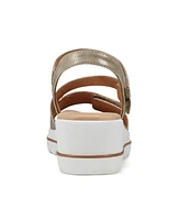Easy Spirit Women's Shirley Open Toe Strappy Casual Wedge Sandals
