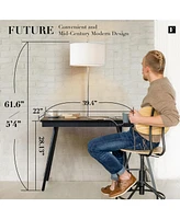 Fenlo Future - Home Office Desk with Charging Station, Usb and Usb-c Ports, Wireless