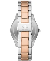 A|X Armani Exchange Men's Multifunction Two-Tone Stainless Steel Watch 42mm