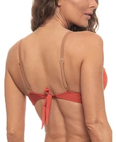 Guria Beachwear Women's Contrast Detail Underwire Bikini Top