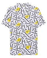 Pikachu Big Boys Short Sleeve Woven Shirt