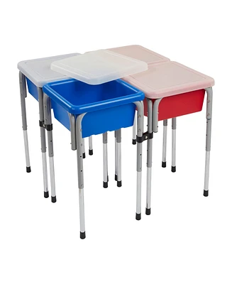 ECR4Kids -Station Sand and Water Adjustable Play Table