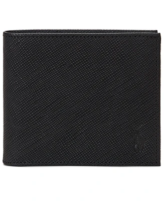 Polo Ralph Lauren Men's Textured Saffiano Leather Billfold Wallet