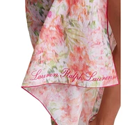 Lauren Ralph Lauren Women's Floral-Print Pareo Cotton Cover-Up