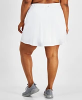 Id Ideology Plus Size Side-Slit Skort, Created for Macy's