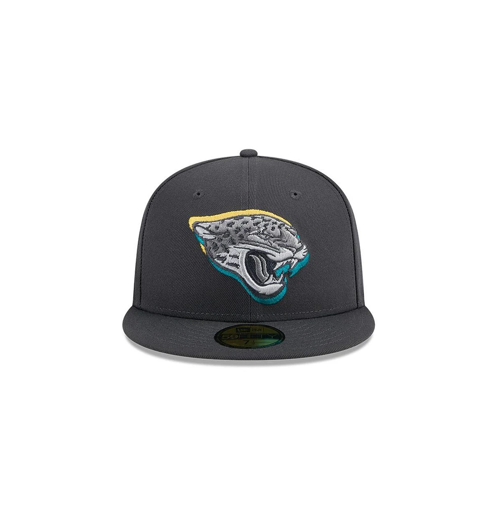 Men's New Era Jacksonville Jaguars 2024 Nfl Draft On Stage 59FIFTY Fitted Hat