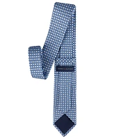 Tommy Hilfiger Men's Classic Floral Geometric Silk Tie
