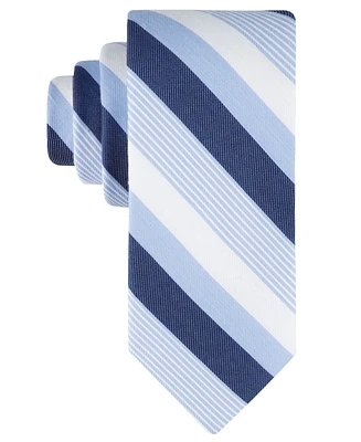 Tommy Hilfiger Men's Bianco Classic Stripe Tie