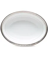 Noritake Dinnerware, Crestwood Platinum Oval Vegetable Dish