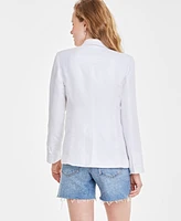 On 34th Women's Linen-Blend Blazer