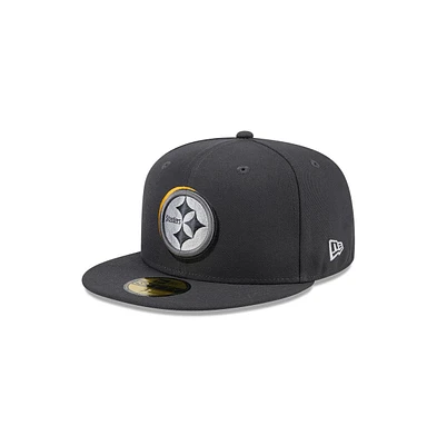 Men's New Era Pittsburgh Steelers 2024 Nfl Draft On Stage 59FIFTY Fitted Hat