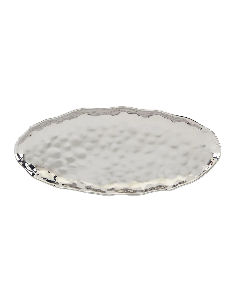 Certified International Silver Coast Oval Fish Platter