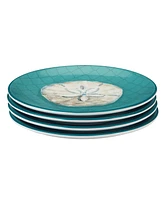 Certified International Ocean View Set of 4 Salad Plates
