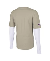 Men's Stadium Essentials Tan New England Revolution Status Long Sleeve T-shirt