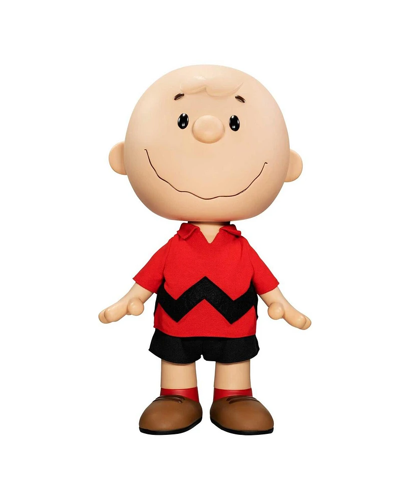 Super 7 Peanuts Charlie Brown Red Distressed Shirt Supersize Vinyl Figure