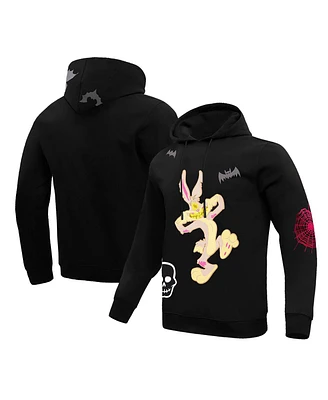 Men's and Women's Freeze Max Black Looney Tunes Bugs Boogey Horror Pullover Hoodie