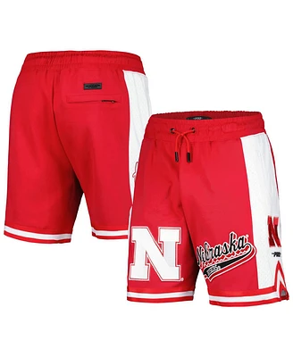 Men's Pro Standard Scarlet Nebraska Huskers Script Tail Dk 2.0 Shorts