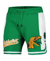 Men's Pro Standard Green Florida A&M Rattlers Script Tail Dk 2.0 Shorts