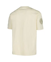 Men's Pro Standard Cream Milwaukee Brewers Neutral Cj Dropped Shoulders T-shirt