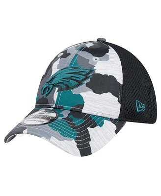Men's New Era Camo, Black Philadelphia Eagles Active 39THIRTY Flex Hat