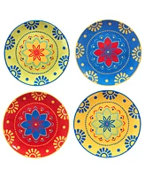 Certified International Spice Love Salad Plates Set of 4