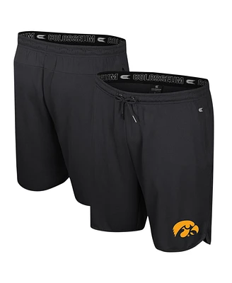 Big Boys Colosseum Black Iowa Hawkeyes Things Happen Shorts