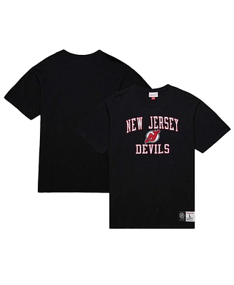 Men's Mitchell & Ness Black New Jersey Devils Legendary Slub T-shirt