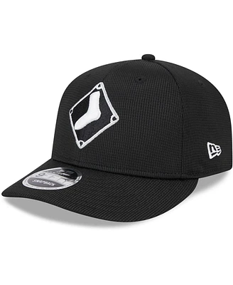 Men's New Era Black Chicago White Sox 2024 Batting Practice Low Profile 9FIFTY Snapback Hat