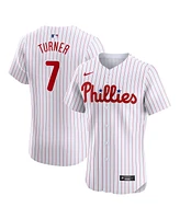 Men's Nike Trea Turner White Philadelphia Phillies Home Elite Jersey