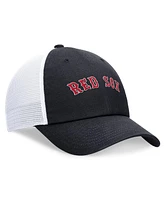 Men's Nike Navy Boston Red Sox Evergreen Wordmark Trucker Adjustable Hat