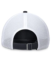 Men's Nike Navy Atlanta Braves Evergreen Wordmark Trucker Adjustable Hat