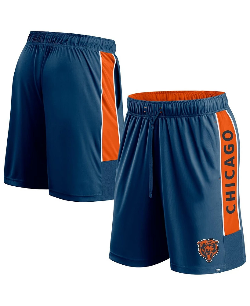 Men's Fanatics Navy Chicago Bears Win The Match Shorts