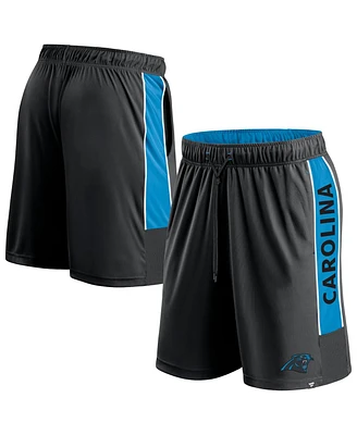 Men's Fanatics Black Carolina Panthers Win The Match Shorts