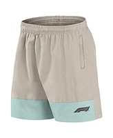 Men's Fanatics Gray Formula 1 Liquify Badge Woven Shorts