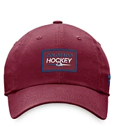 Women's Fanatics Burgundy Colorado Avalanche Authentic Pro Rink Adjustable Hat