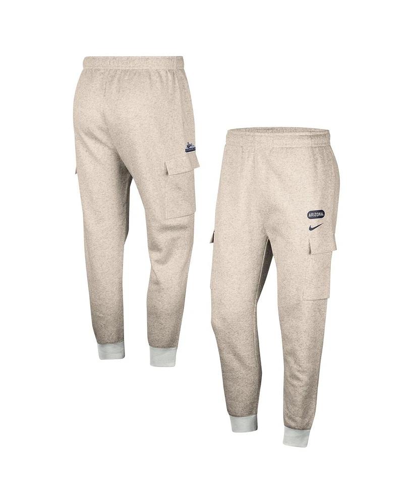 Men's Nike Oatmeal Arizona Wildcats Club Cargo Jogger Pants