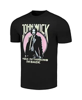 Men's Black John Wick Graphic T-shirt