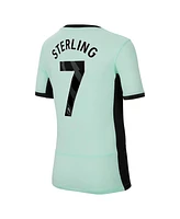 Big Boys Nike Raheem Sterling Mint Chelsea 2023/24 Third Stadium Replica Player Jersey