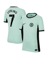 Big Boys Nike Raheem Sterling Mint Chelsea 2023/24 Third Stadium Replica Player Jersey