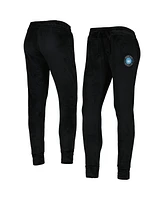 Women's Concepts Sport Black Charlotte Fc Intermission Velour Cuffed Pants