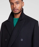 Hugo by Boss Men's Modern-Fit Wool Blend Overcoat