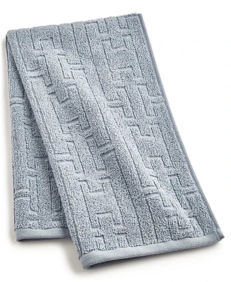 Hotel Collection Sculpted Chain-Link Hand Towel, 16" x 30", Created for Macy's
