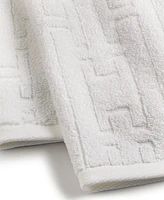 Hotel Collection Sculpted Chain-Link Hand Towel, 16" x 30", Exclusively at Macy's