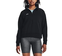 Under Armour Women's Rival Fleece Mock-Neck Half-Zip Sweatshirt