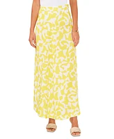 Vince Camuto Women's Printed A-Line Maxi Skirt