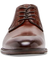 Steve Madden Men's Jett Croc-Embossed Lace-Up Dress Shoes