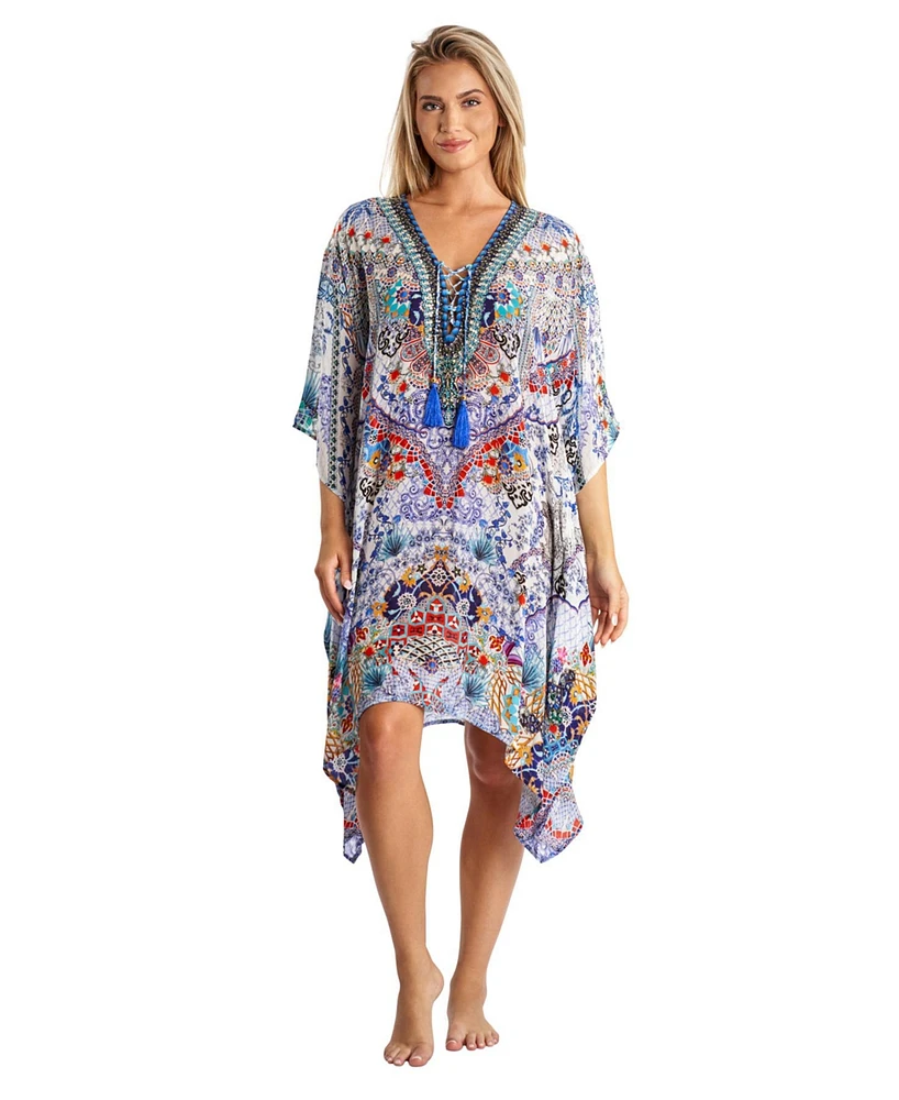 La Moda Clothing Women's Short regular kaftan