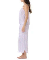 Splendid Women's 2-Pc. Tie-Strap Cami Pajamas Set